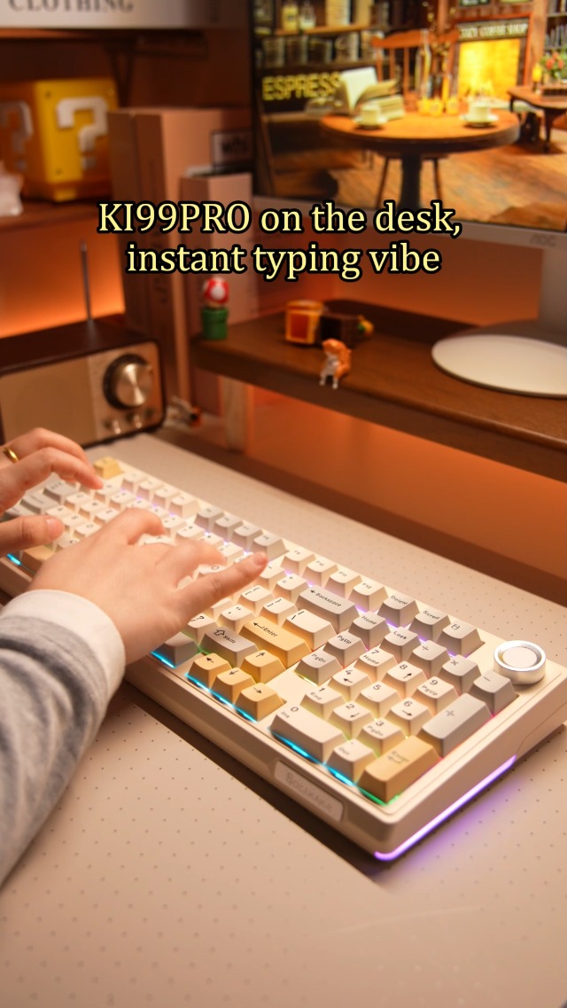 Amazon.com: SOLAKAKA KI99 Pro 96% Wireless Gaming Keyboard, RGB
